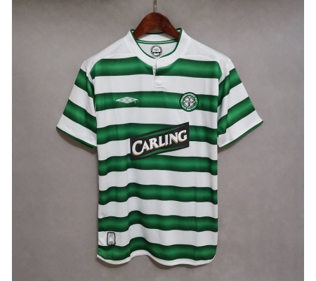 Celtic 03/04 Home Green&White Soccer Jersey